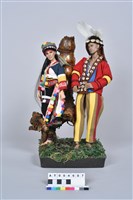 藏品(原住民男女服飾玩偶)的圖片